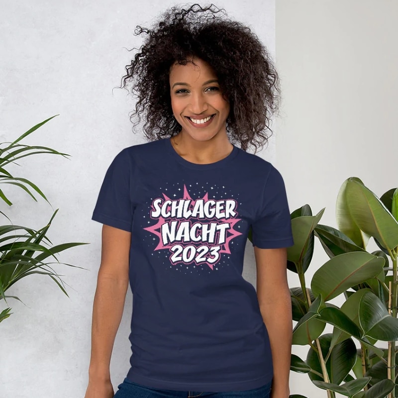 schlagernacht 2023 damen t-shirt