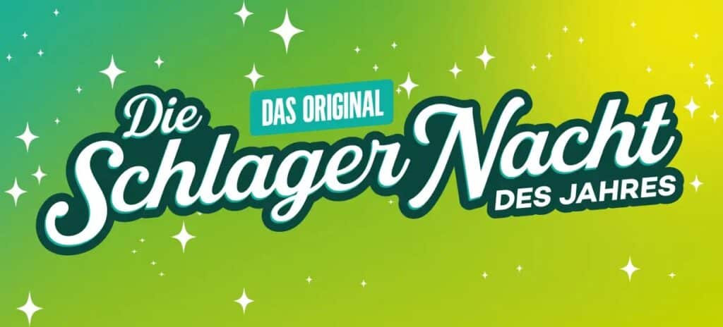 schlagernacht des jahres 2025 logo der veranstaltungsreihe