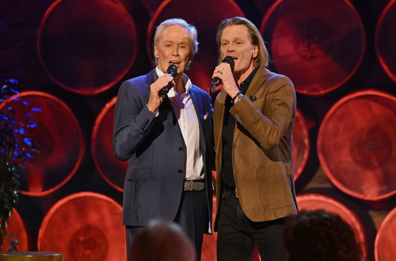 Peter Kraus & Sohn Mike bei schlager-spaß mit andy borg am 18. april 2026