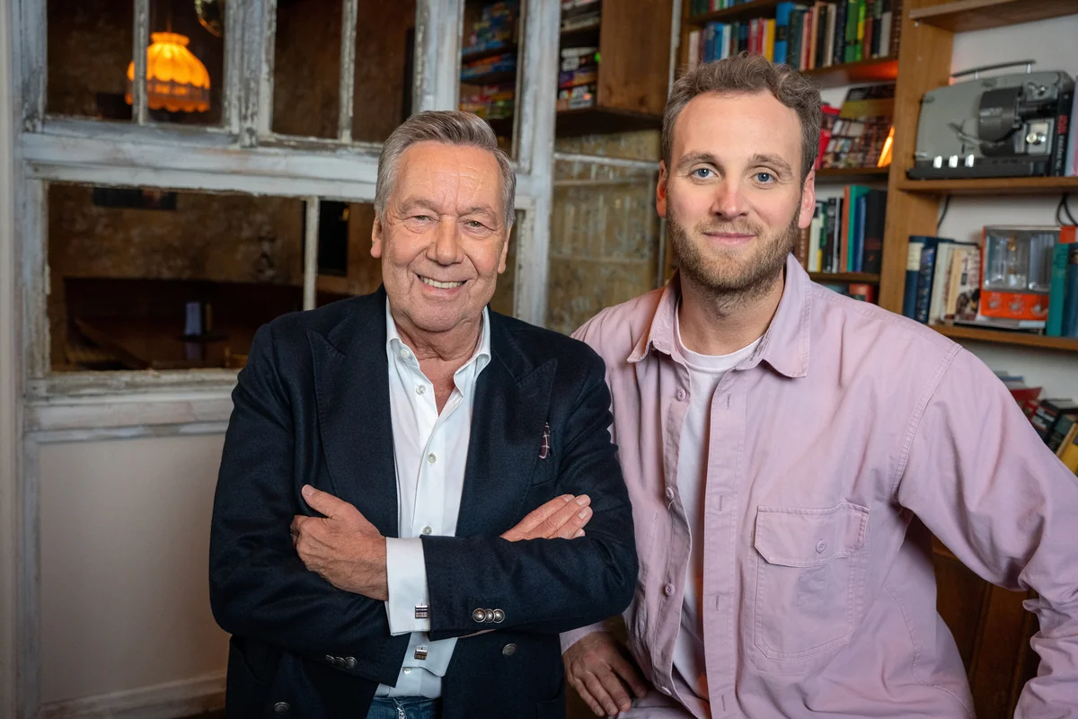 Roland Kaiser und Leon Windscheid bei Terra Xplore